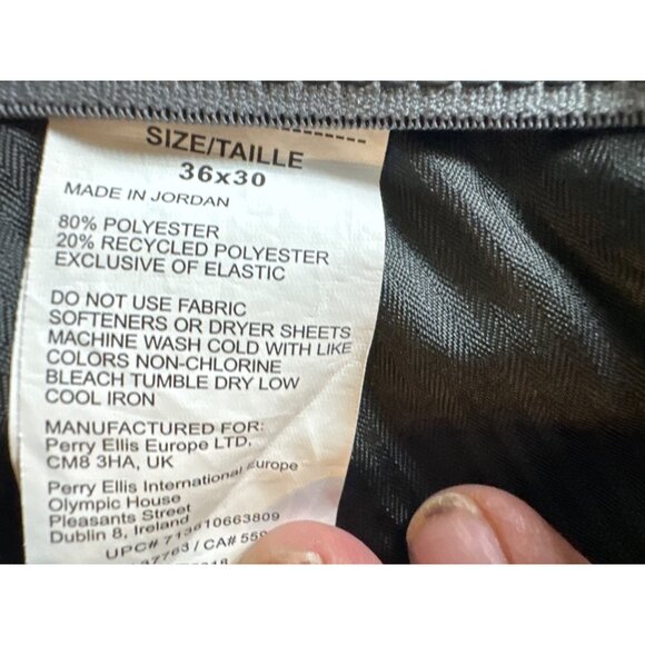 Ben Hogan Mens Golf Pants 36x30 Black Polyester Elastic Waist Machine Washable - Picture 5 of 5